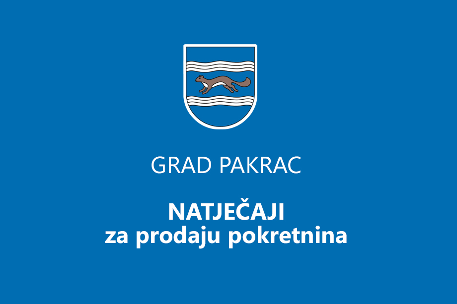 [PROMO] GRAD PAKRAC: Objavljeni NATJEČAJI za prodaju pokretnina