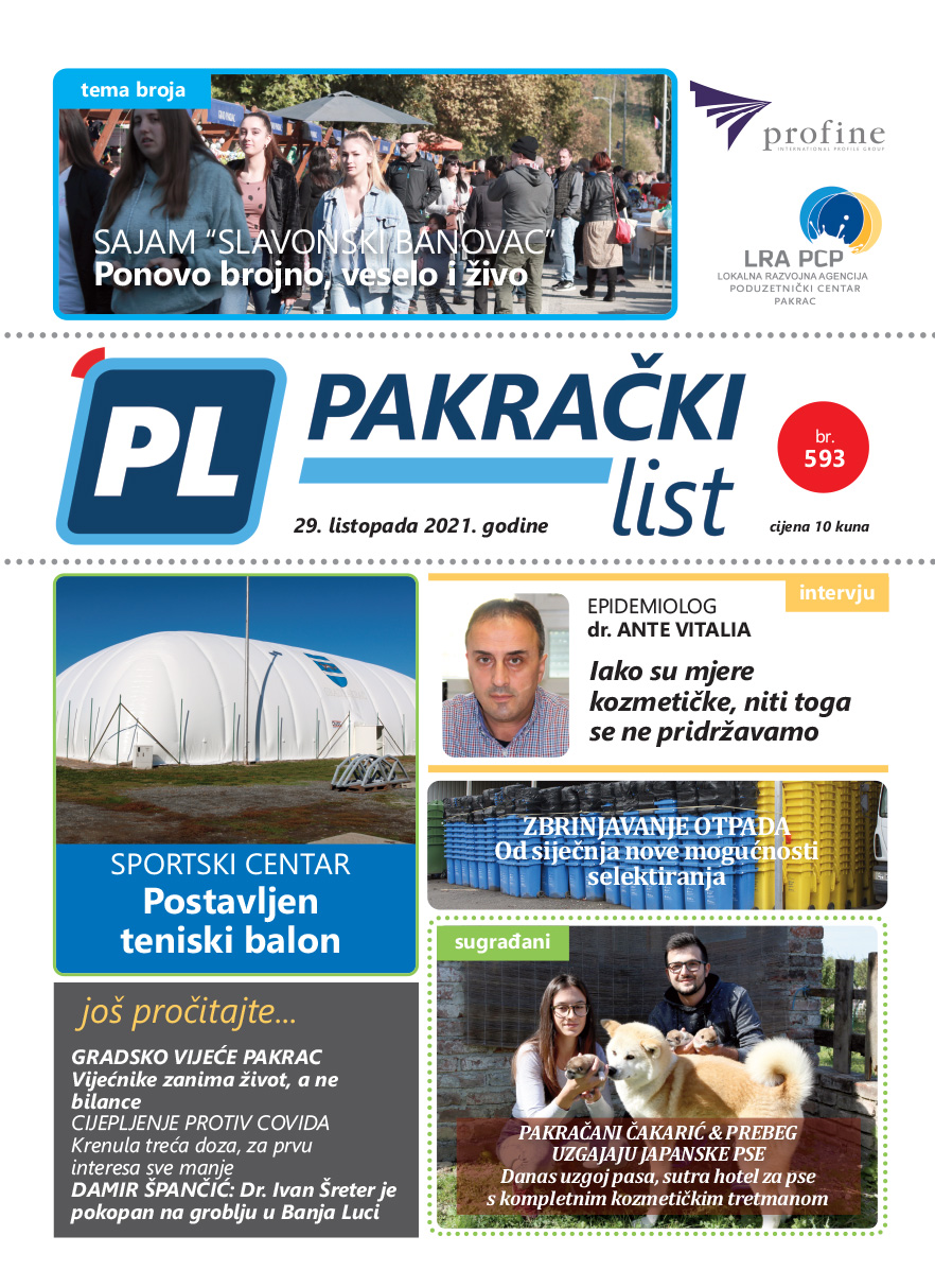 DANAS U PRODAJI: Novi broj Pakračkog lista 