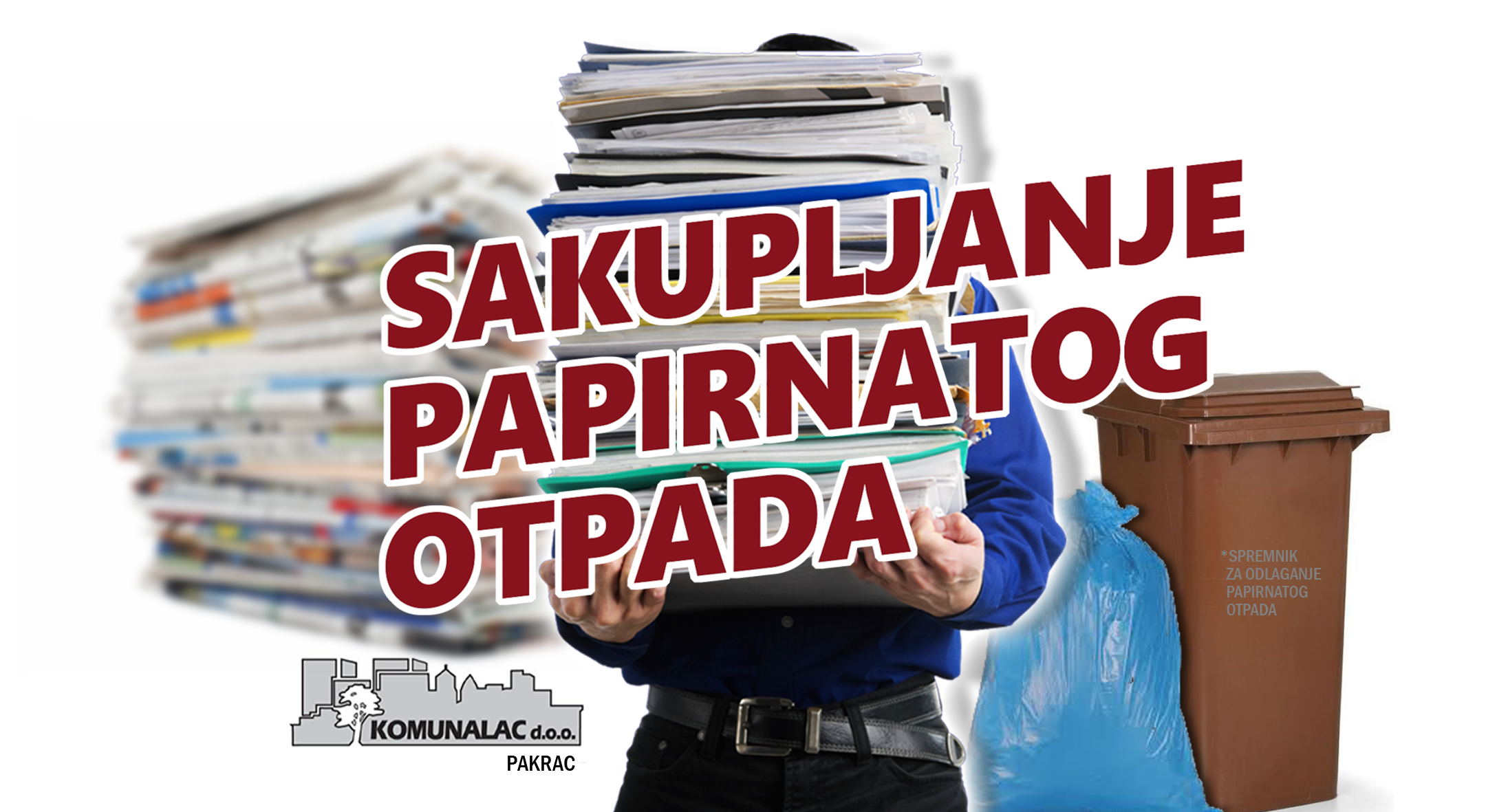 KOMUNALAC Raspored odvoza papirnatog otpada