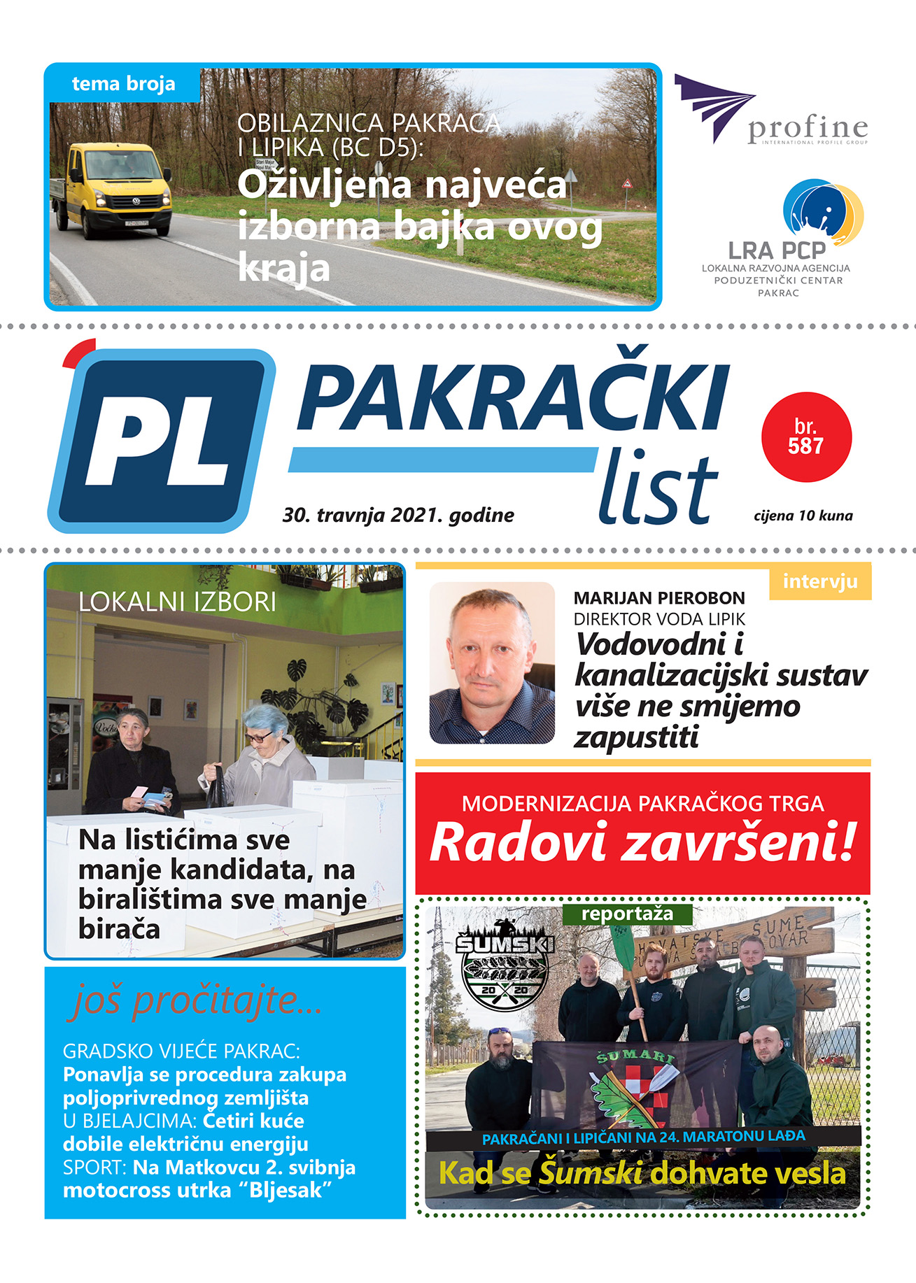 DANAS U PRODAJI Novi broj Pakračkog lista