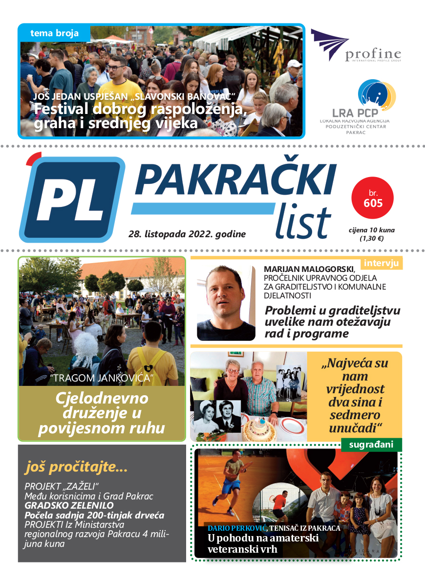 DANAS U PRODAJI Novi broj Pakračkog lista