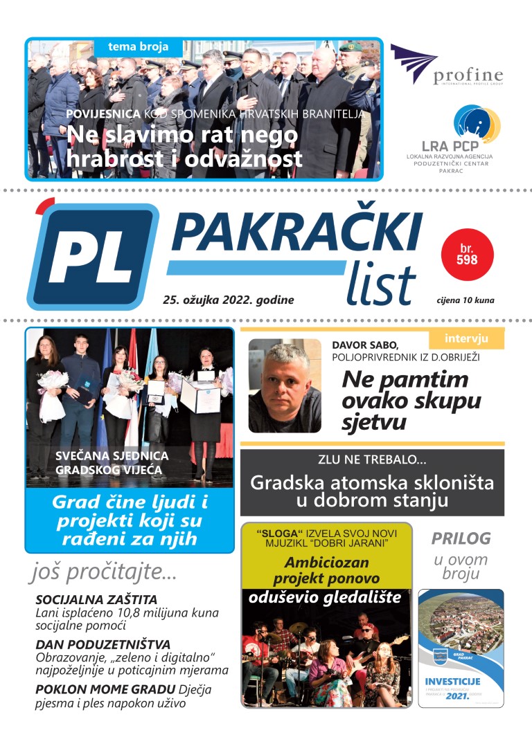 U PRODAJI Novi broj Pakračkog lista