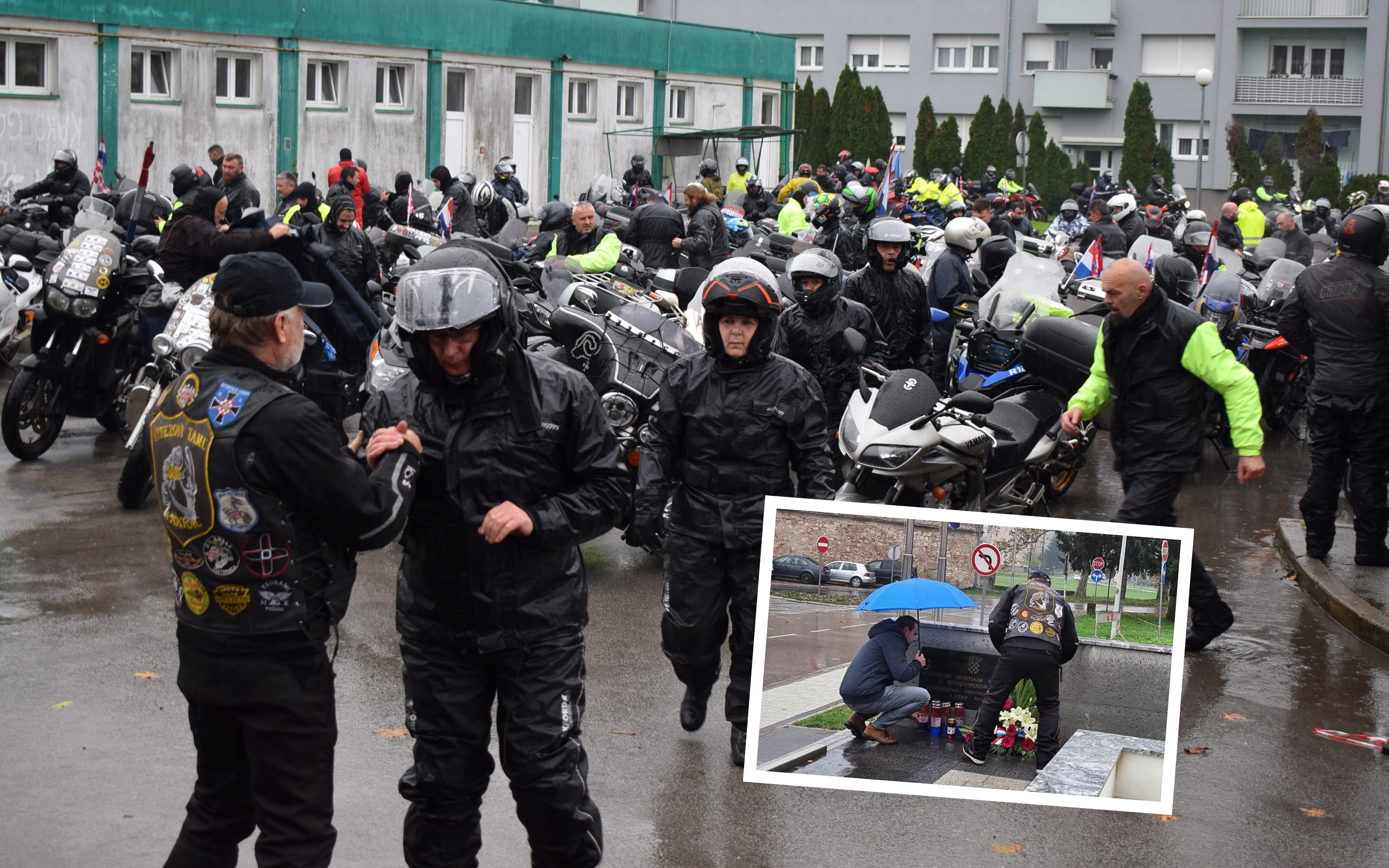 KARAVANA MOTOCIKLISTA U PAKRACU Pakrac i dalje obvezna stanica na putu premu Vukovaru