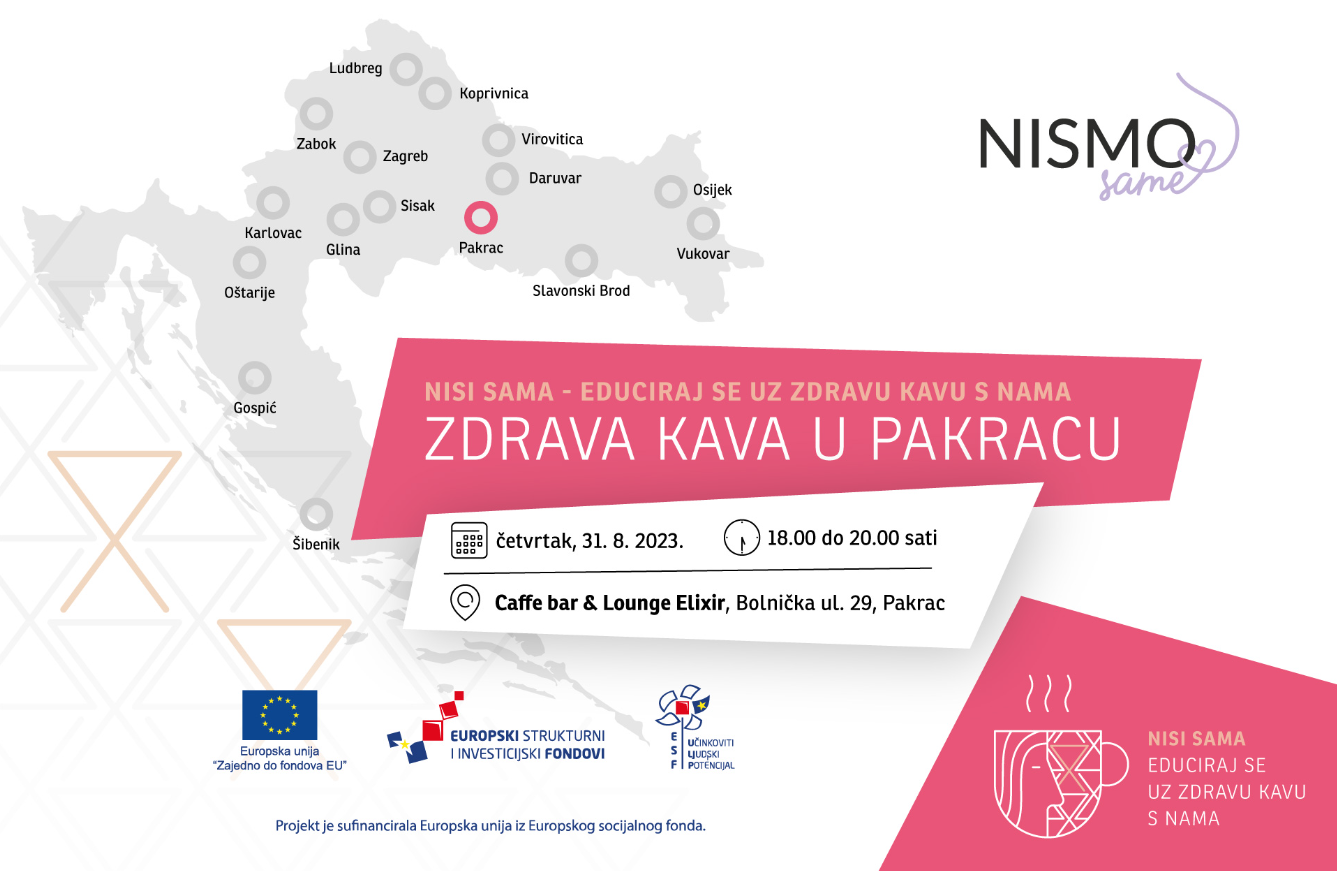 UDRUGA „NISMO SAME“ Poziv na zdravu kavu s doktorima