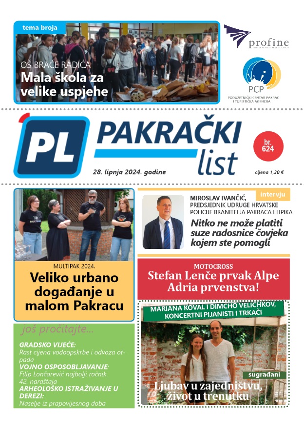 DANAS U PRODAJI Novi broj Pakračkog lista