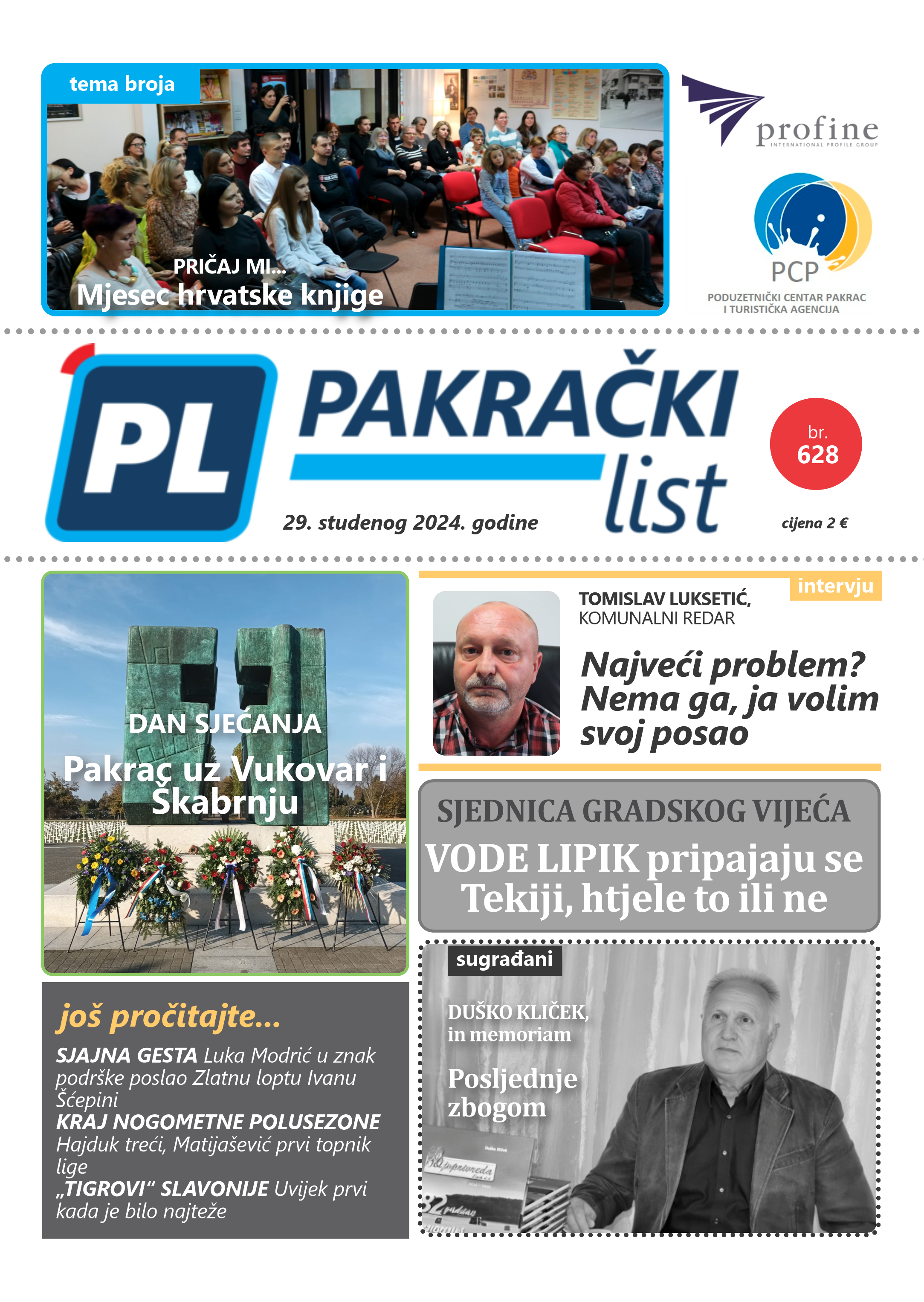 DANAS U PRODAJI Novi broj Pakračkog lista