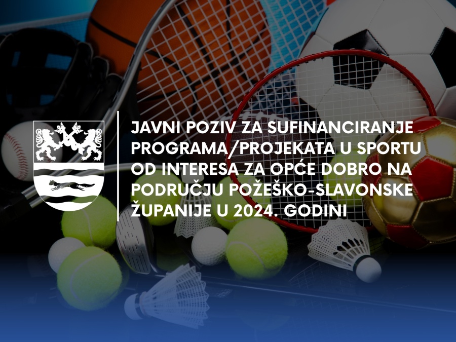 POZIV ŽUPANIJE Sufinanciranje sportskih projekata