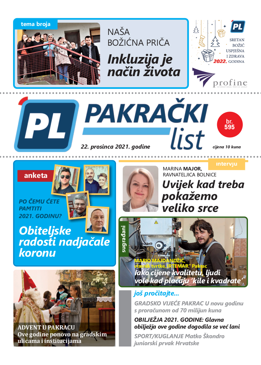 DANAS POSLIJEPODNE U PRODAJI Novi broj Pakračkog lista